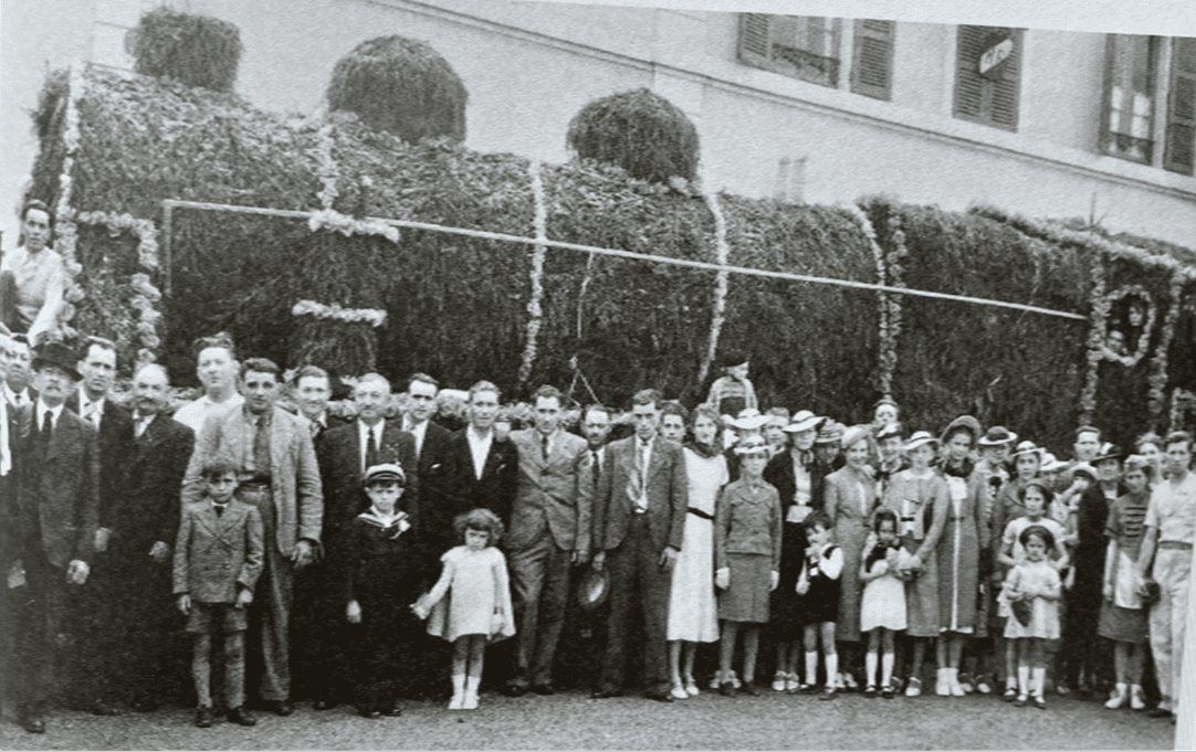cheminots cgt langeac char fleuri St Gal 1936